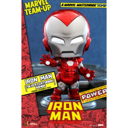 Marvel Comics Cosbaby (S) Mini figúrka Iron Man (Silver Centurion Armor) 10 cm